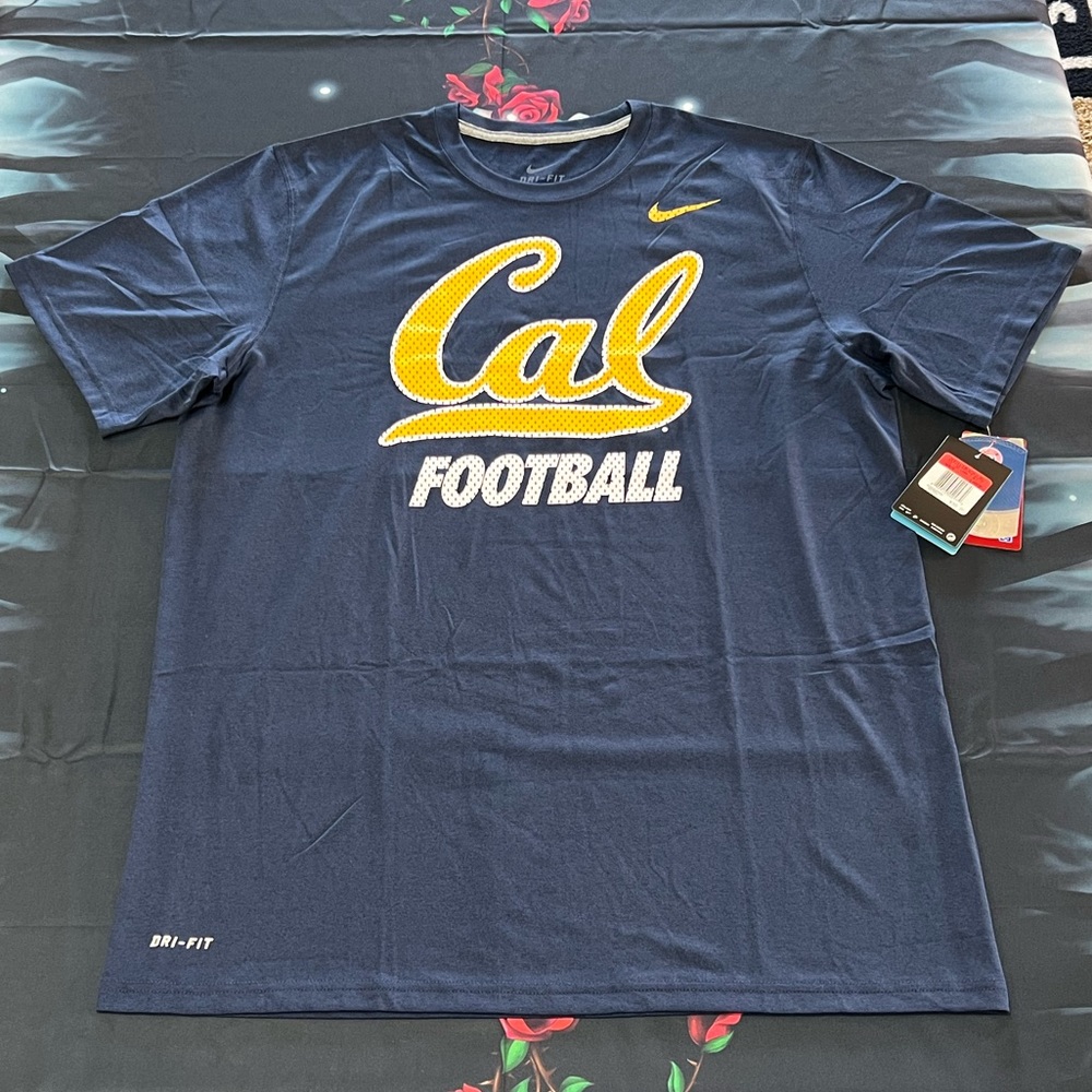 NWT 2014 NIKE DRI-FIT UNIVERSITY OF CAL BERKELEY GOLDEN BEARS LEGEND SHIRT S M L